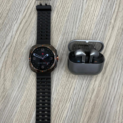 Sam Ultra Smart Watch + Buds 3 Pro + Metal Strap + Keychain | (6 months warranty)